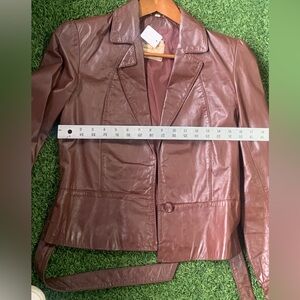 Vintage POV Nordstrom Leather Jacket. Size 8. Smells like previous owner smoked